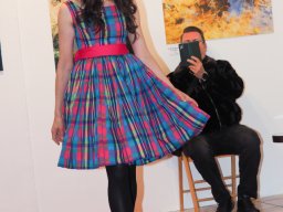 Fashion Show in der Contemplor Galerie Wien am 14. 03. 2024